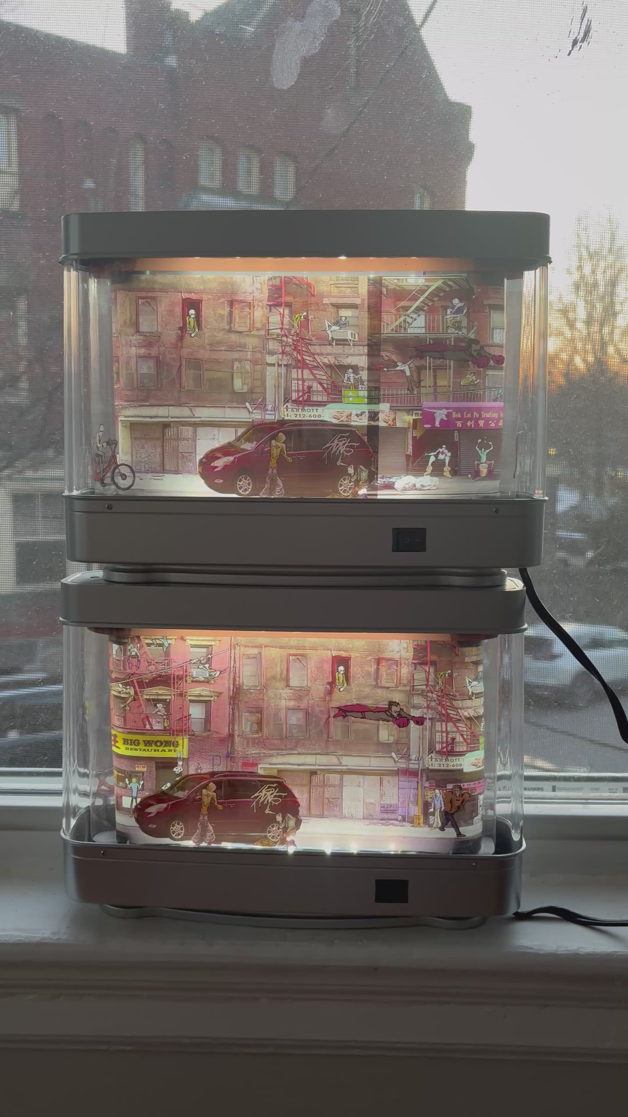 NYC Street Life Lamp